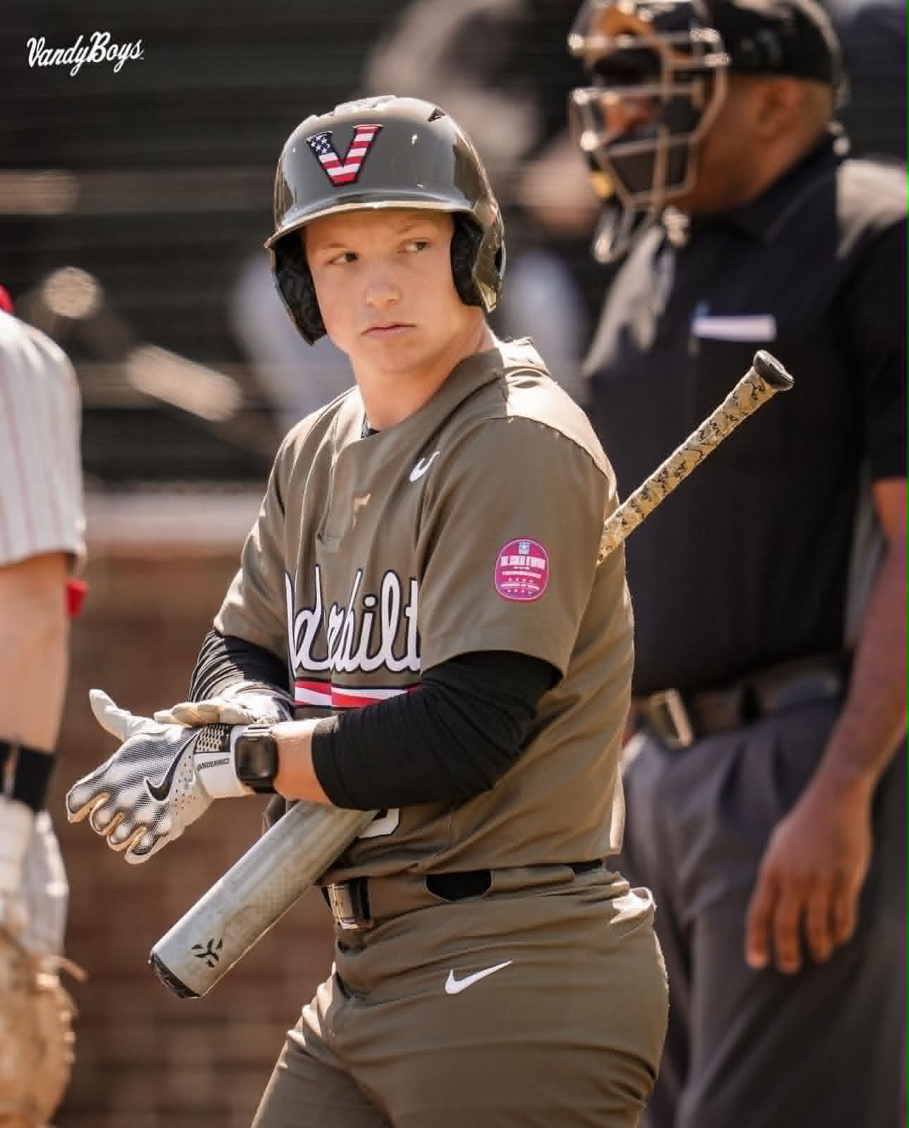 Road greys and on-deck kit for an SEC baseball program
